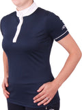 Cavallino Competition Riding Shirt Front Navy