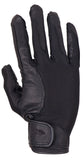Cavallino Pro Leather Riding Gloves Black Clarke McKenzie Saddlery