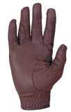 Cavallino Pro Leather Riding Gloves Brown palm Clarke McKenzie Saddlery