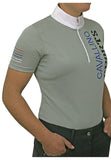 Cavallino Sports Riding Shirt Side View Grey