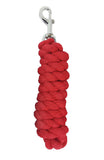 Cotton Rope Lead Nickel Plated Snap Red Clarke McKenzie Saddlery