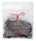 Gymkhana Plait Rubber Bands Black Clarke McKenzie Saddlery