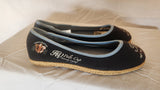 HV Polo Summer Shoes Navy side view Clarke McKenzie Saddler