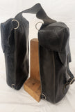 Leather Trekking Pommel Bag side view Clarke McKenzie Saddlery