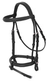 Platinum Shaped Raised Padded Bridle with contoured browband | Clarke McKenzie Saddlery
