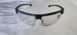 Uvex SGL Active Small sunglasses in matt black, front view | Clarke McKenzie Saddlery