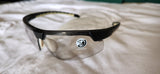 Uvex SGL Active Small sunglasses in matt black, left-side view | Clarke McKenzie Saddlery