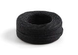 Waxed Linen Thread Black 25yd Clarke McKenzie Saddlery