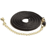 Braided Nylon Lead with Brass Plated Chain