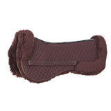Cavallino Lambswool Half Pad Brown Clarke McKenzie Saddlery 