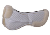 Cavallino Pro-Sorb Lambswool Half Pad White Clarke McKenzie Saddlery