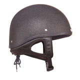 Champion Vent-Air Deluxe Jockey Helmet Black sideview Clarke McKenzie Saddlery