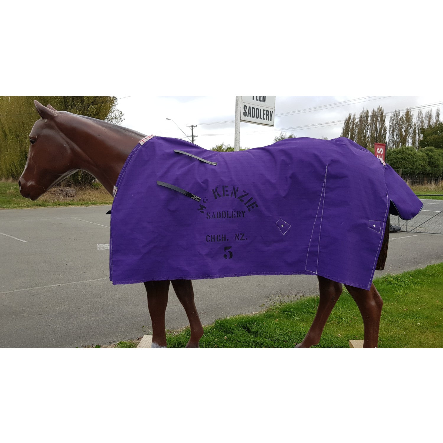 Clarke Mckenzie Canvas Horse Rug Purple