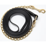 PN Lead With Brass Chain Clarke McKenzie Saddlery