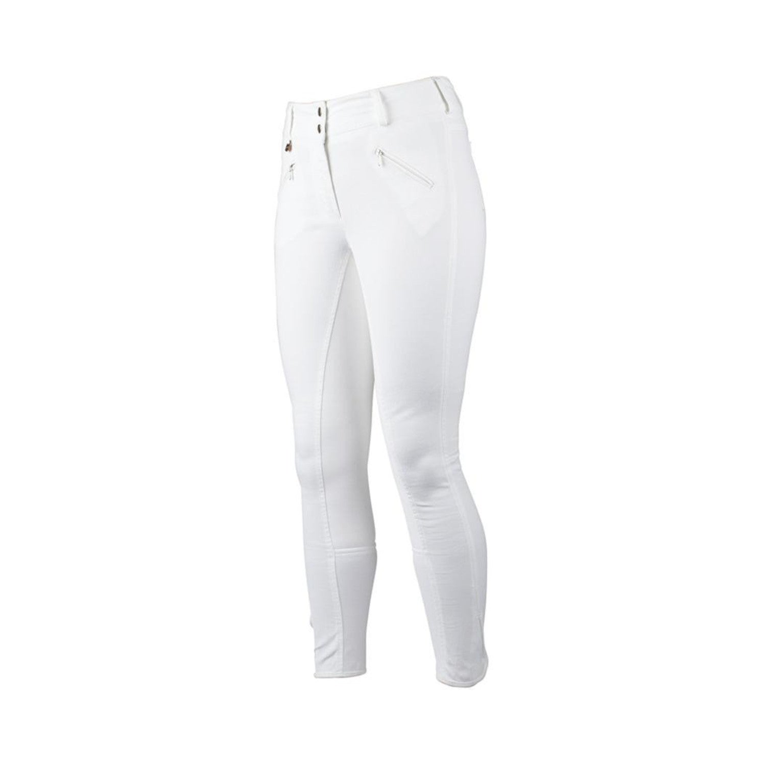 Dublin Supa Slender Heritage Full Seat Breeches in white | Clarke McKenzie Saddlery