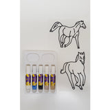 Horse Shapes Stained Glass Paint