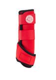 Horze Brushing Boots Red Clarke McKenzie Saddlery