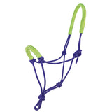 Knotted Halter with Padded Nose Purple Clarke McKenzie Saddlery