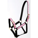 Overlay Halter Pink Black