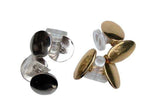 Turnout Cufflinks Silver Clarke McKenzie Saddlery