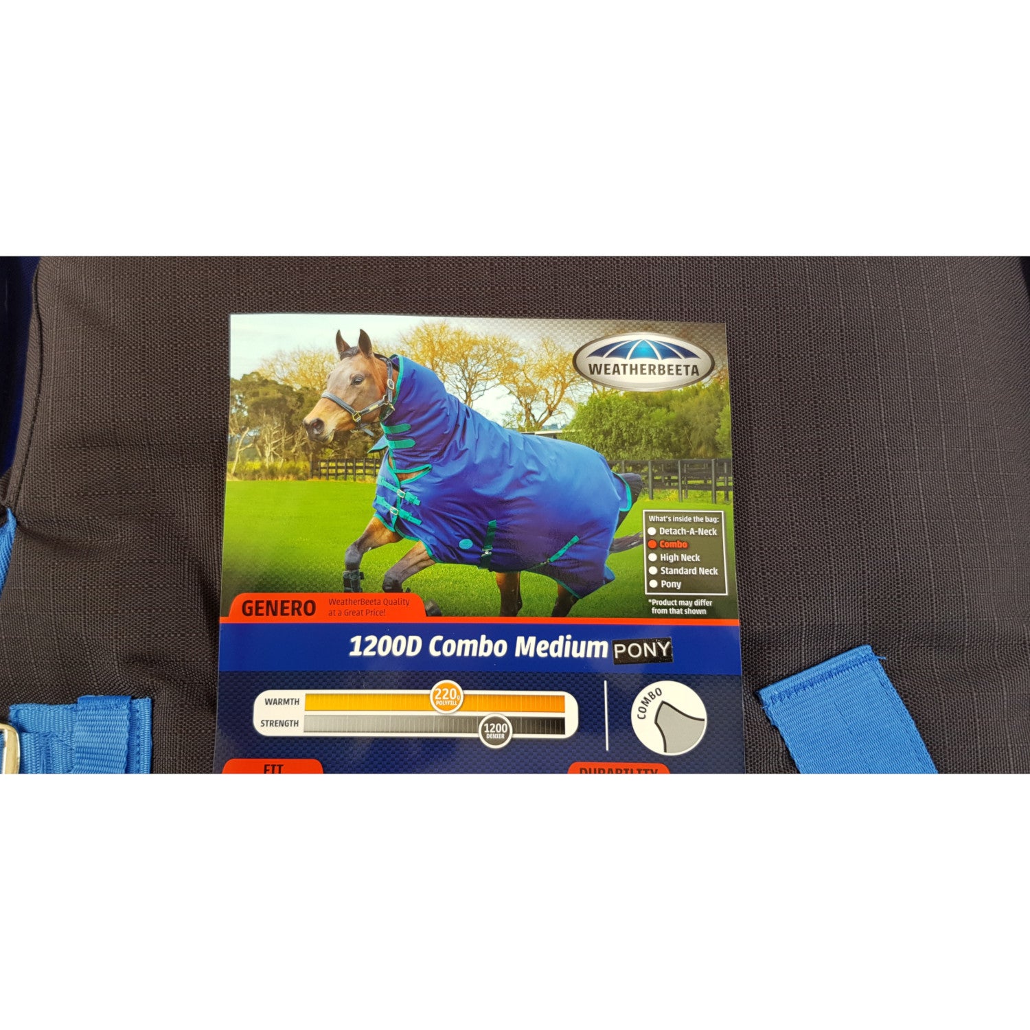 Weatherbeeta Genero Combo Foal Or Pony Rug Grey Blue